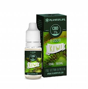 Plant of Life CBD 3% E-Liquid Kiwi (300mg) - 10 ml 