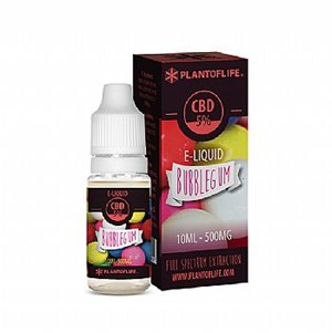 Plant of Life CBD 5% E-Liquid Bubblegum (500mg) - 10 ml 