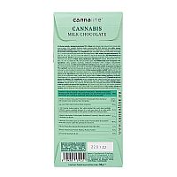 cannaline Premium Cannabis Milk Chocolate (30% cocoa & 10% hemp protein) - 80gr