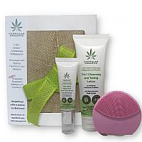 Cannalab Organics Σετ Περιποίησης Βαθύ Καθαρισμού και Θρέψης Προσώπου και Ματιών
