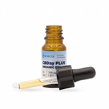 ENECTA CBDay Plus Full Spectrum CBD Oil 5% (500mg) Mild - 10ml
