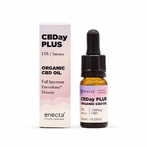 ENECTA CBDay Plus Full Spectrum CBD Oil 15% (1500mg) Intense - 10ml