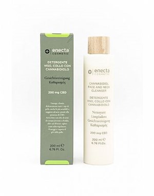 ENECTA Καθαριστικό Προσώπου με Κανναβιδιόλη CBD 200mg - 200ml