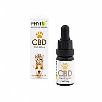 PHYTO+ ORGANIC 3% CBD PET OIL DROPS 300MG CBD/CBDA - 10ml