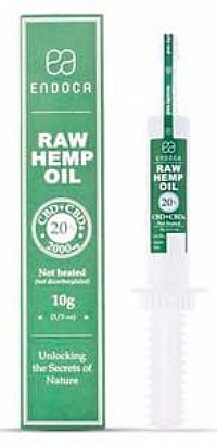 ENDOCA Raw Πάστα Κάνναβης 2000mg CBD+CBDa (20%) - 10gr