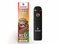 CanaPuff - Ηλεκτρονικό Τσιγάρο Μιας Χρήσης Rest 95% CBD - ONE USE - 1ml