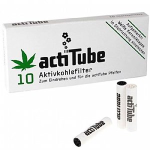 Φίλτρα ActiTube Regular 8mm Ενεργού Ανθρακα 10 Τεμάχια