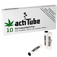 Φίλτρα ActiTube Regular 8mm Ενεργού Ανθρακα 10 Τεμάχια