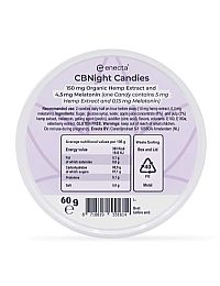 Enecta CBNight Ζελεδάκια (Gummies) “Sleep” 150mg CBD+CBN - 30pcs