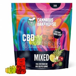 Cannabis Bakehouse CBD fruit gummies - 30g, 22 pcs x 4 mg CBD