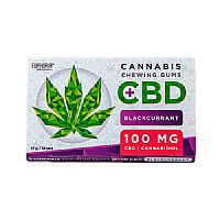 Euphoria CBD Chewing Gum Blackcurrant