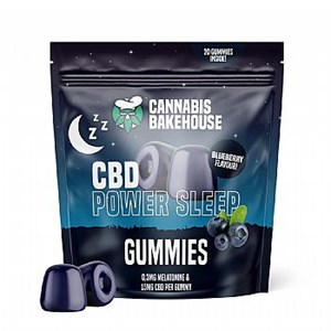 Cannabis Bakehouse CBD Power Sleep Gummies - 300 mg, 20 pcs x 15 mg CBD