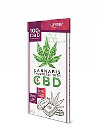 Euphoria Dark Chocolate with 100 mg CBD - 80gr