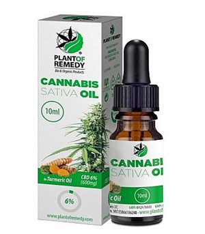 Plant of Life Turmeric Oil With 6% CBD - 10 ml - Plant of Remedy