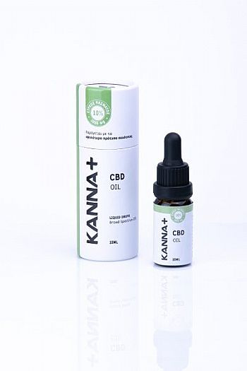 KANNA+ ΕΛΑΙΟ 10% CBD 1000mg CBD - 10ml