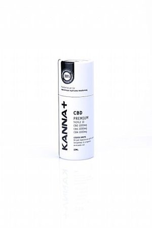 KANNA+ TRIPLE 10 30% CBD CBG CBN 3x1000mg - 10ml