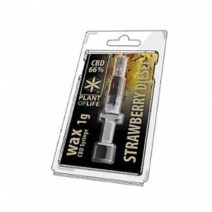Plant Of Life CBD Wax 66% Strawberry Diesel - 1ml 