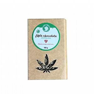 Cannadorra Σοκολάτα γάλακτος με Σπόρους Κάνναβης - 100gr
