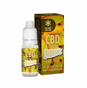 Plant of Life CBD 1% E-Liquid Banana (100mg) - 10 ml 