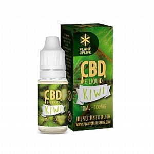 Plant of Life CBD 1% E-Liquid Kiwi (100mg) - 10 ml 